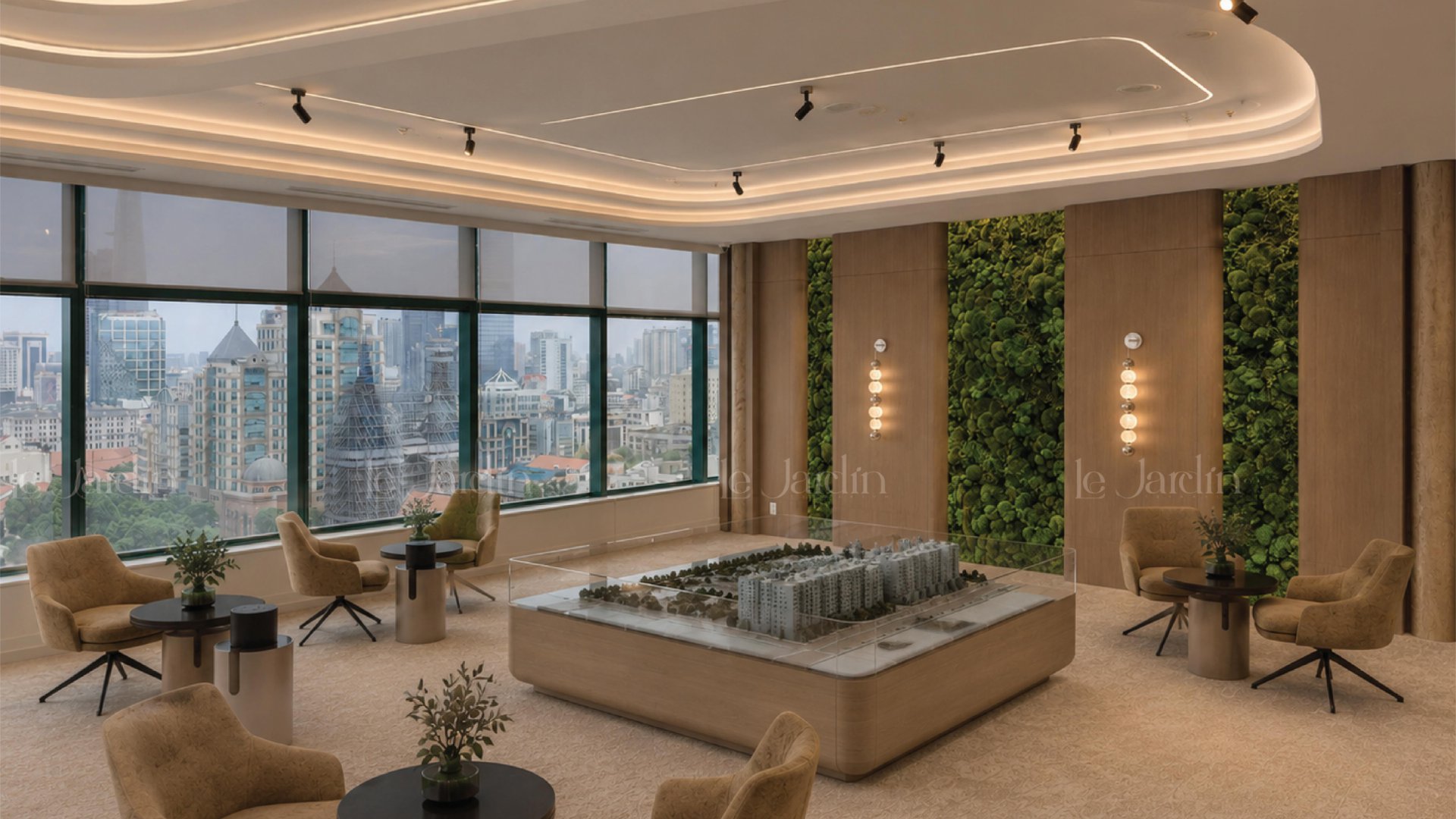 Dự Án Tranh Rêu Bảo Tồn Đa Sắc Độ Cho Không Gian Làm Việc Cao Cấp - Diamond Plaza Quận 1, HCM
