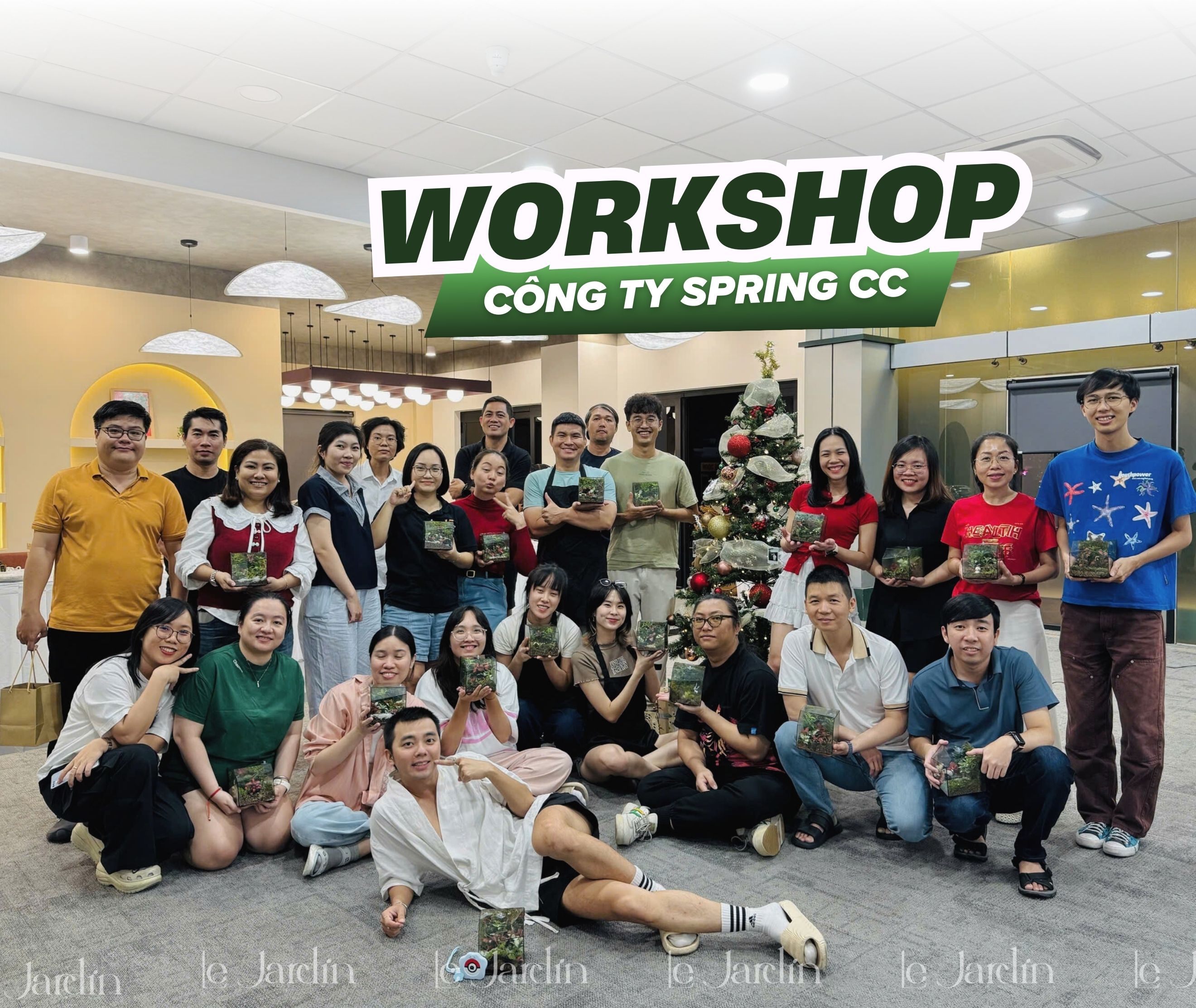 Workshop Terrarium Công Ty Spring CC – Khi Thiên Nhiên Trở Thành Chất Keo Gắn Kết Đội Ngũ