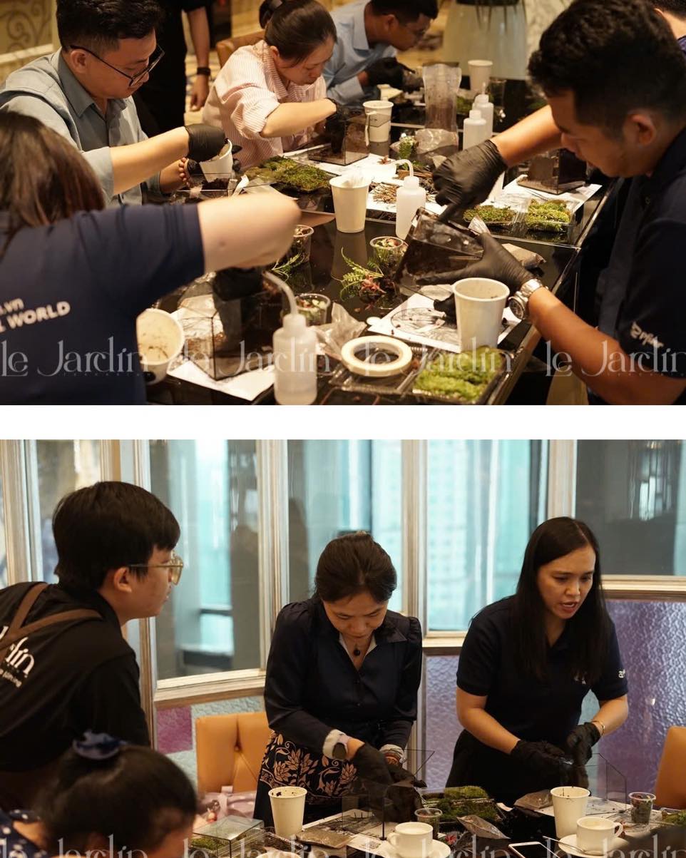 Workshop Terrarium Cho Doanh Nghiệp – Giải Pháp Gắn Kết Nhân Sự Bằng Không Gian Xanh Sáng Tạo