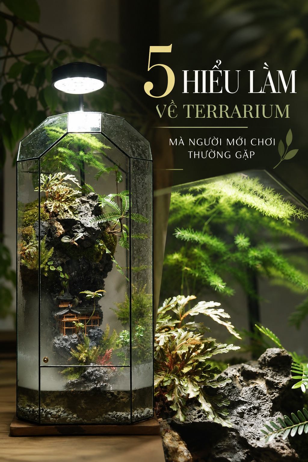 5 Hiểu Lầm Về Terrarium Mà Người Mới Chơi Thường Gặp