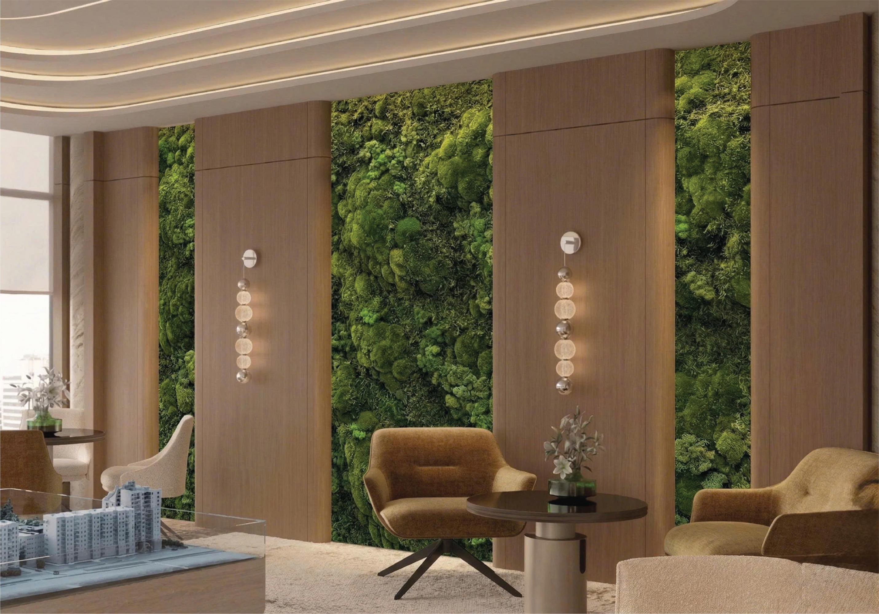 Dự Án Tranh Rêu Bảo Tồn Đa Sắc Độ Cho Không Gian Làm Việc Cao Cấp - Diamond Plaza Quận 1, HCM